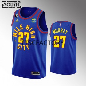 Camiseta Niños NBA Denver Nuggets Jamal Murray 27 Jordan 2022-23 Statement Edition Royal Swingman
